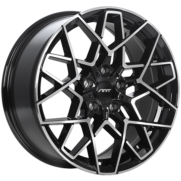 ART Replica REPLICA 192 Gloss Black - Machined Face 18x8 +35 5x120mm 72.6mm - WheelWiz