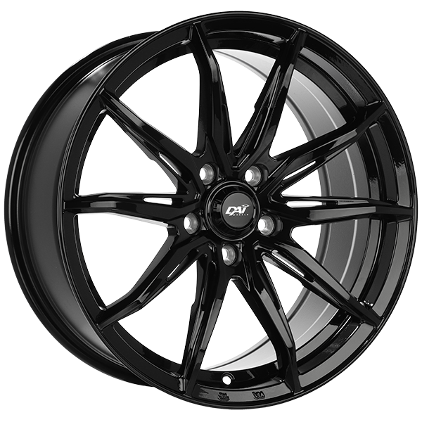DAI FRANTIC Gloss Black 15x6.5 +38 5x114.3mm 67.1mm - Wheelwiz