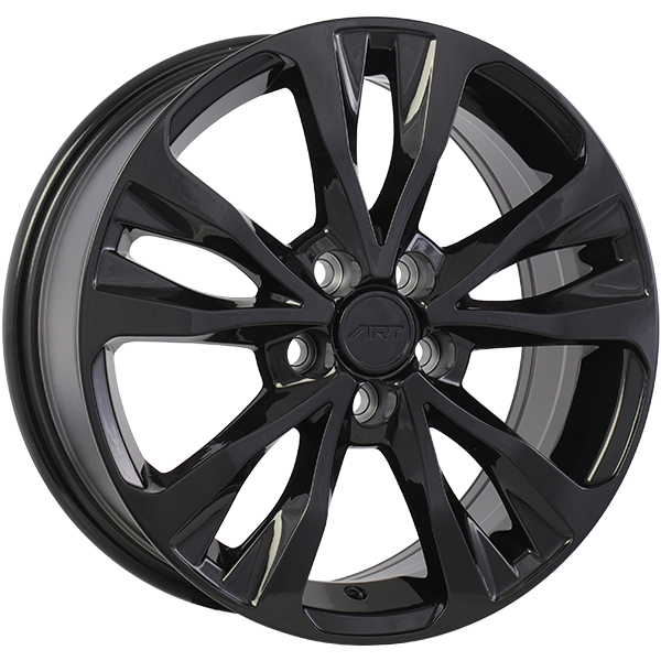 ART Replica REPLICA 126 Gloss Black 16x6.5 +40 5x100mm 54.1mm - Wheelwiz