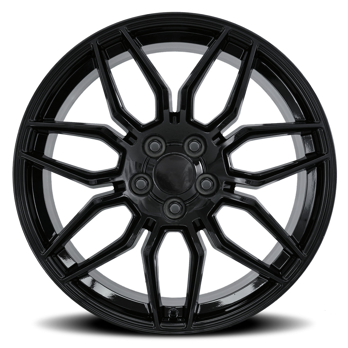 Factory Reproductions FR 401 Gloss Black 20x12 +59 5x120.65mm 70.3mm
