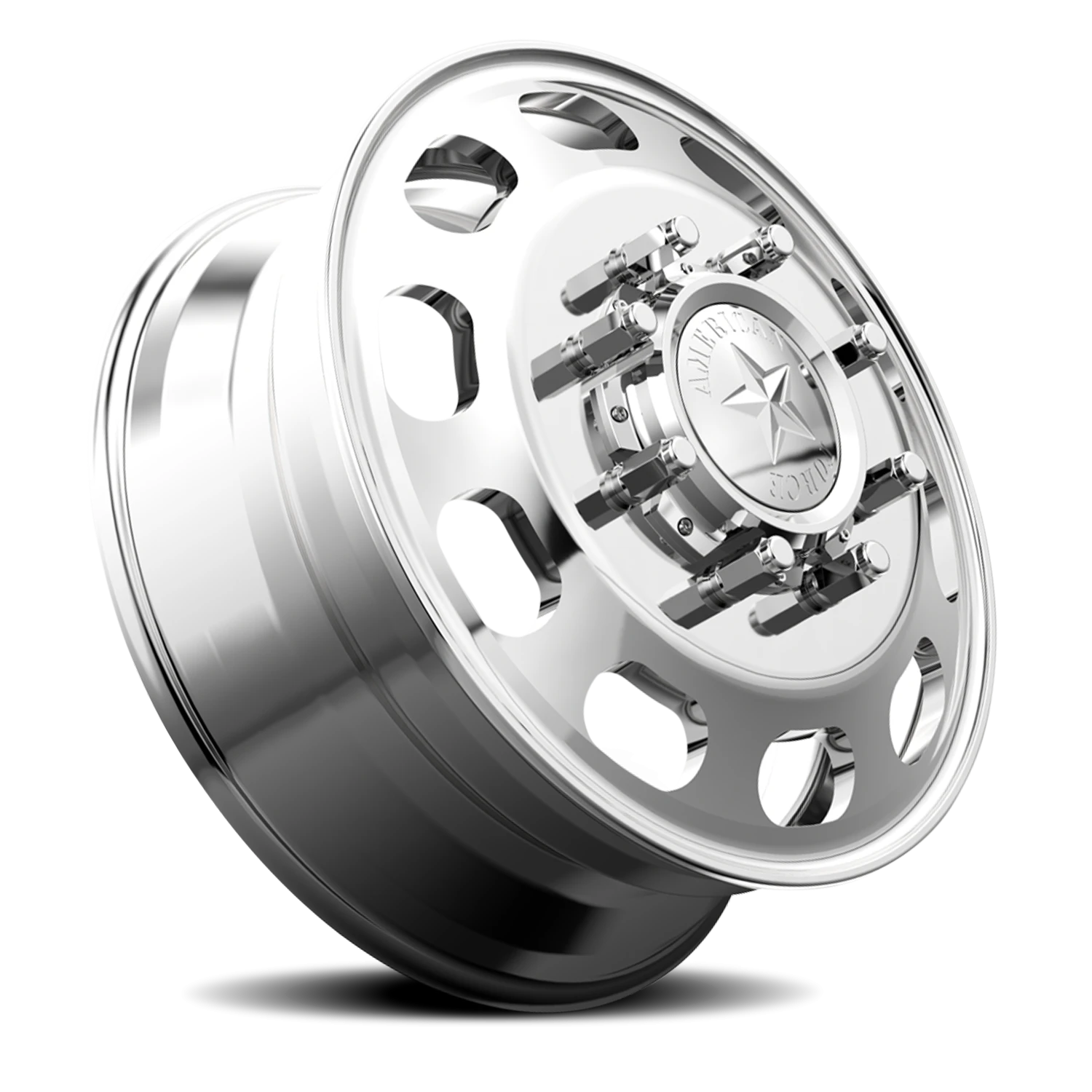 American Force 95 HD DBO Polished 19.5x6.75 +141 8x200mm 142mm - Wheelwiz