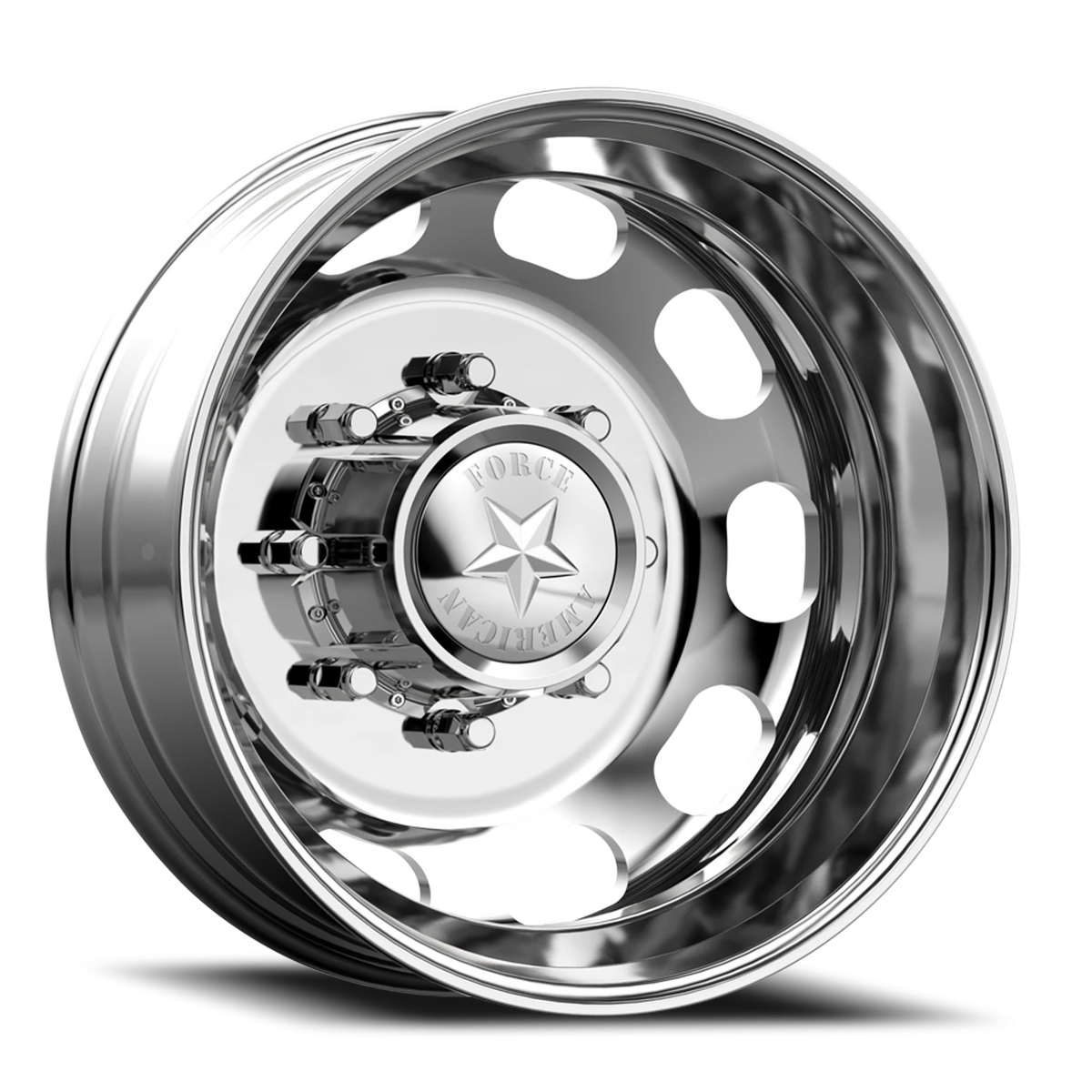 American Force 95 HD DBO Polished 19.5x6.75 -123 8x165.1mm 117mm - Wheelwiz