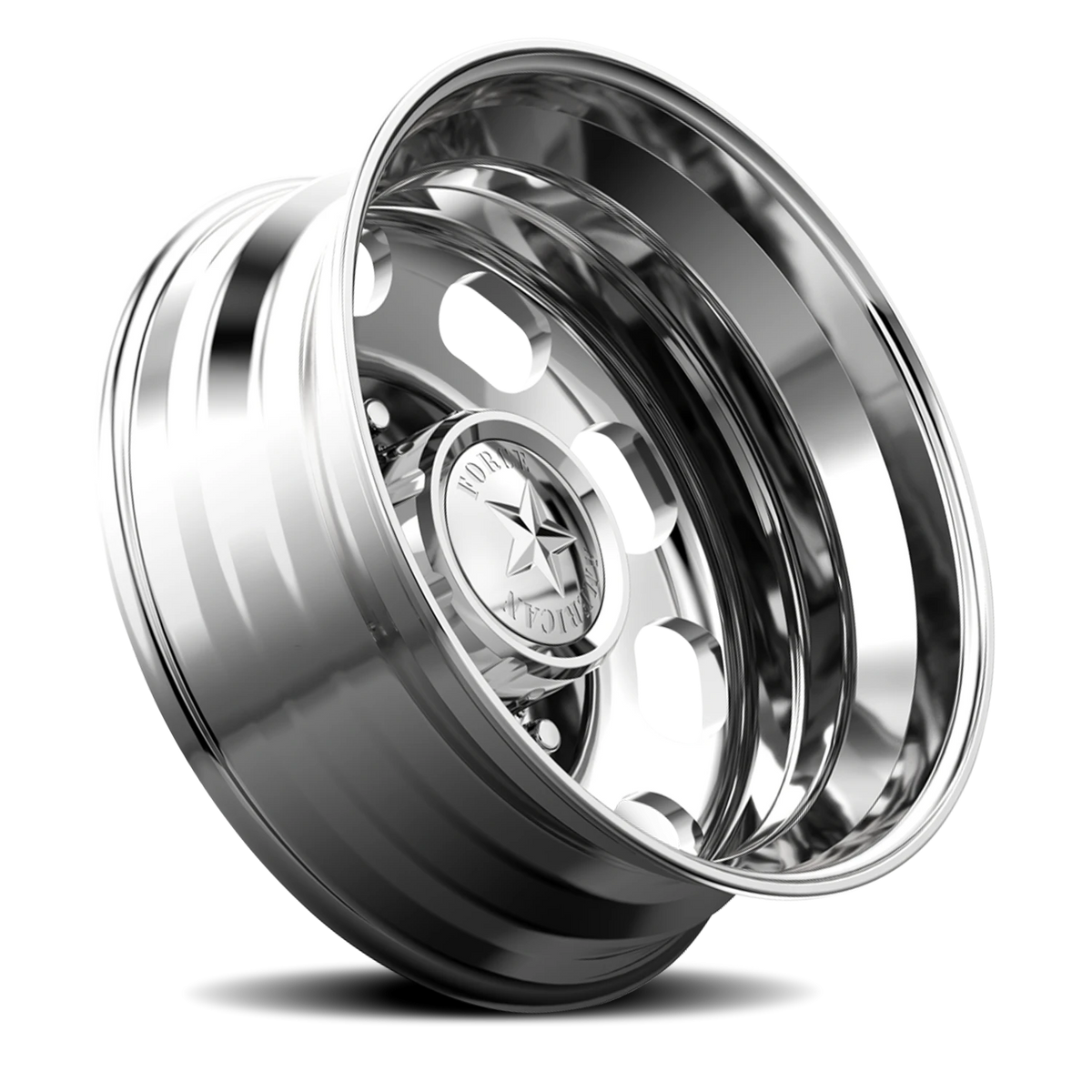 American Force 95 HD DBO Polished 19.5x6.75 -123 8x200mm 142mm - Wheelwiz