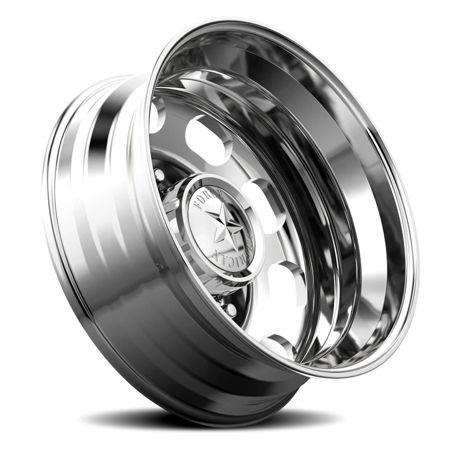 American Force 95 HD DBO Polished 19.5x6.75 -123 8x200mm 142mm - Wheelwiz