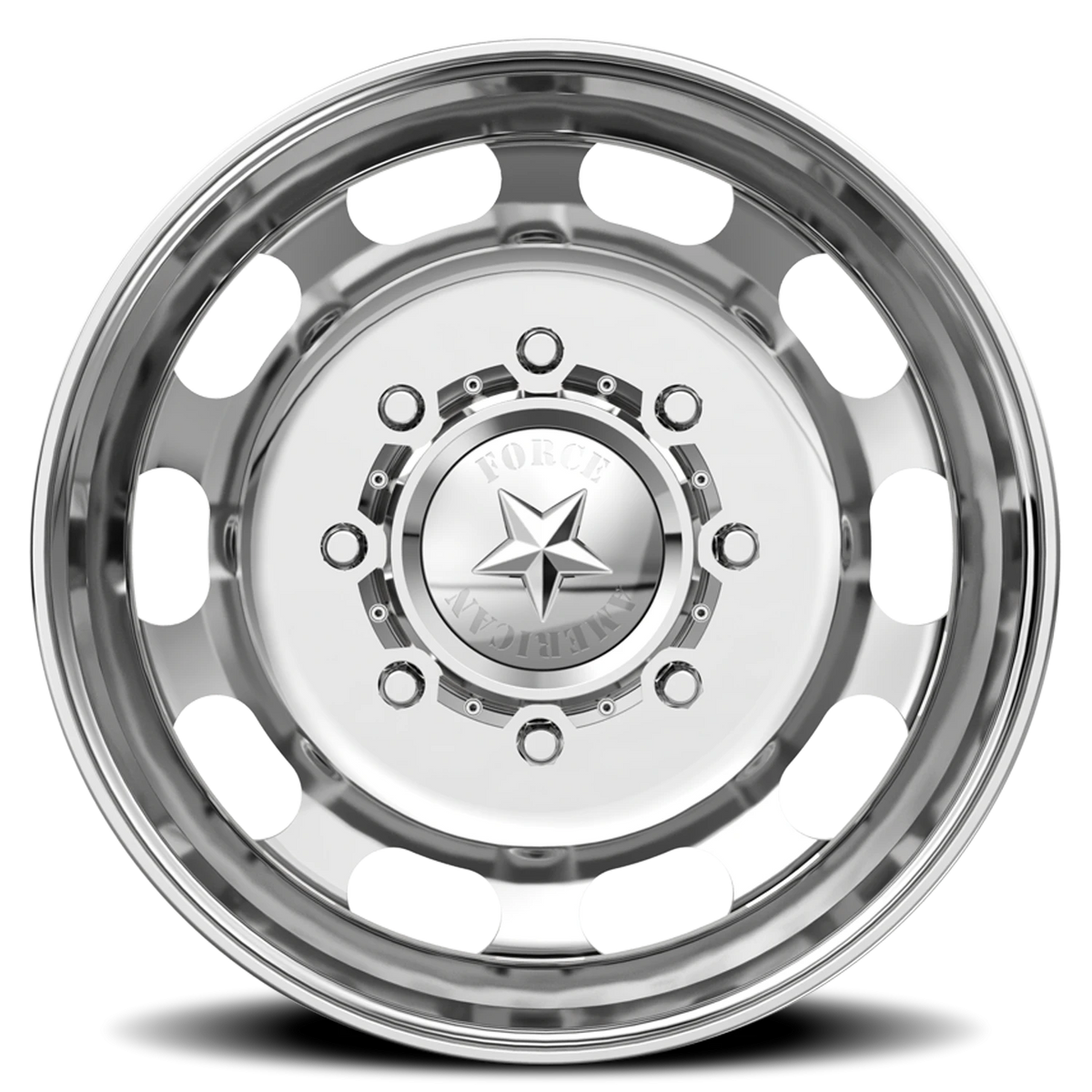 American Force 95 HD DBO Polished 19.5x6.75 -123 8x210mm 154mm - Wheelwiz