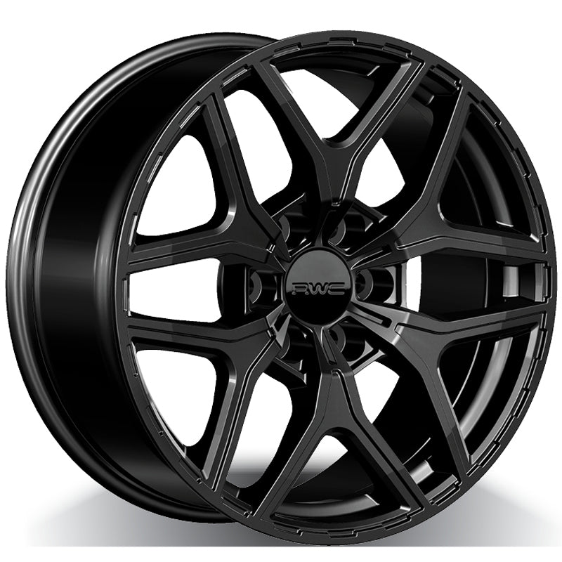 RWC 960 Satin Black 18x8.5 +18 6x139.7mm 77.8mm - Wheelwiz