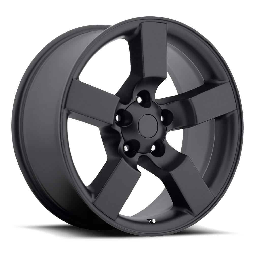 Factory Reproductions FR 50 Satin Black 20x9 +8 5x135mm 87mm