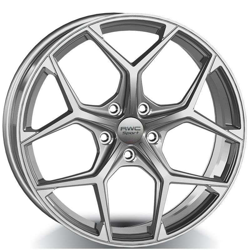 RWC 970 Silver 21x8.5 +35 5x112mm 66.45mm - Wheelwiz