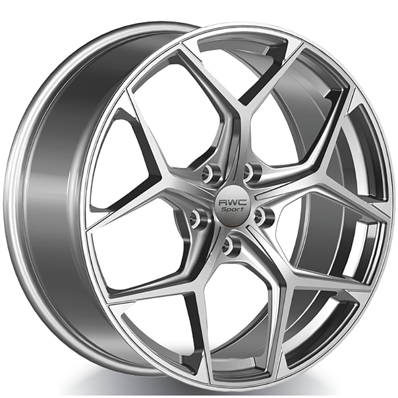 RWC 970 Silver 19x8 +42 5x112mm 57.1mm - Wheelwiz
