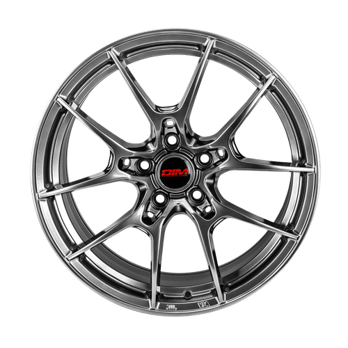 DIM WC001 Grey Silver Lip 18x8 +33 5x114.3mm 0mm - Wheelwiz