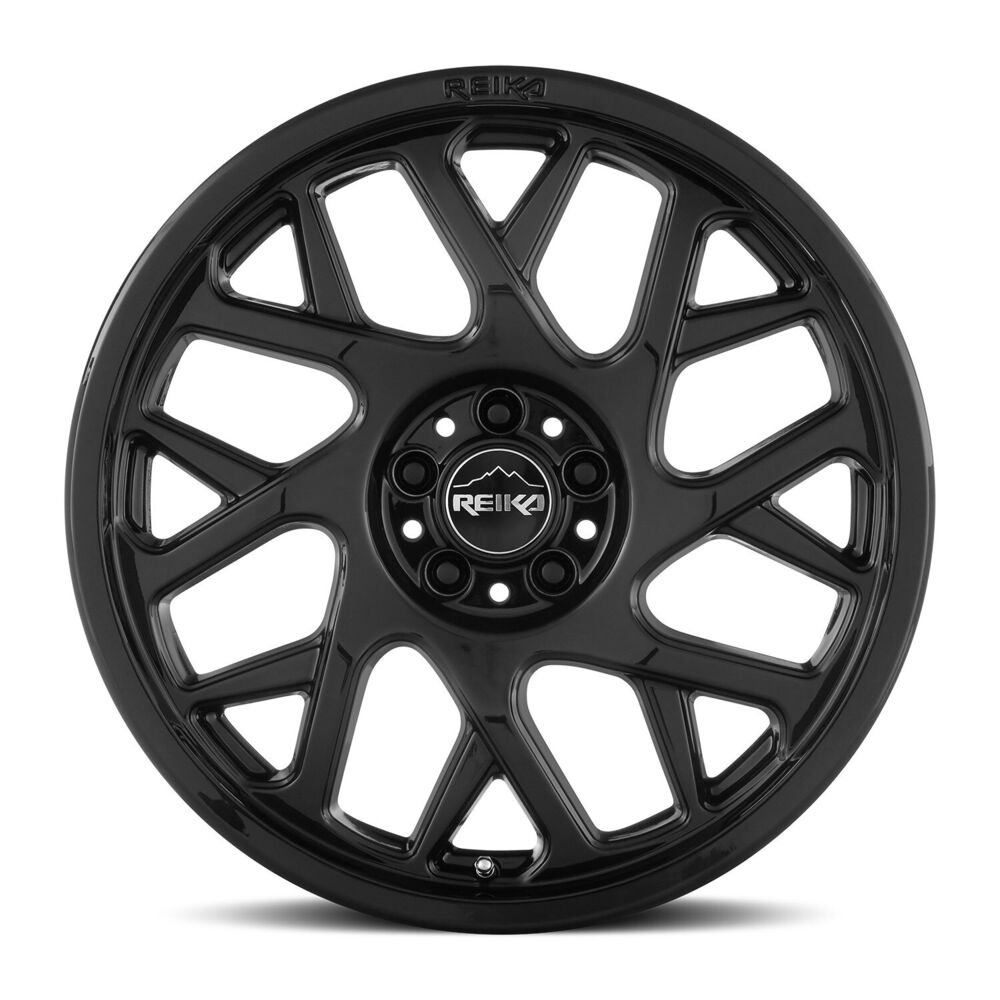 Reika R25 Gloss Black 17x7 +15 5x100mm 65.1mm
