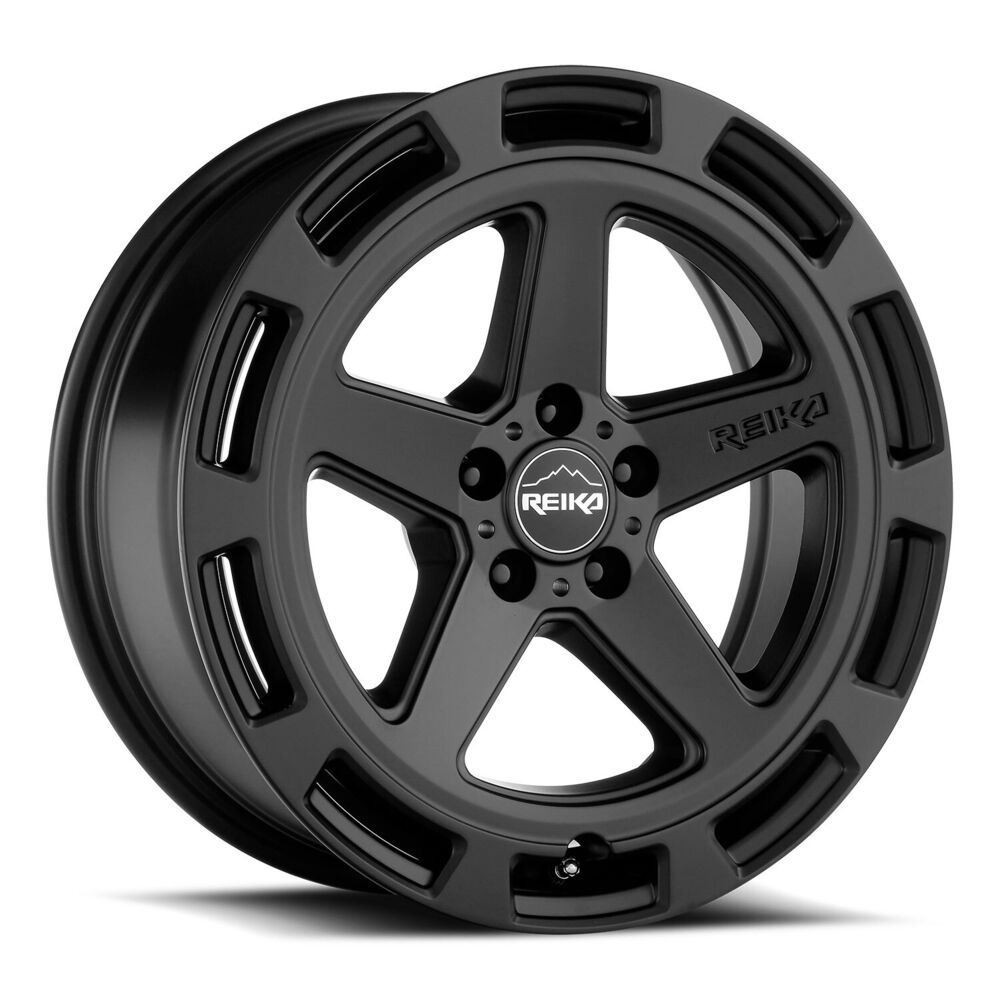 Reika R20 Satin Black 17x8 +30 5x110mm 65.1mm