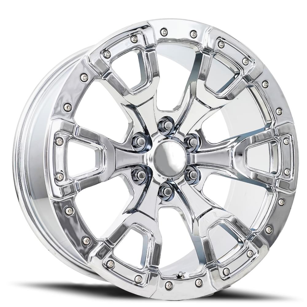 Factory Reproductions FR 99 Chrome 20x9 +20 6x135mm 87.1mm