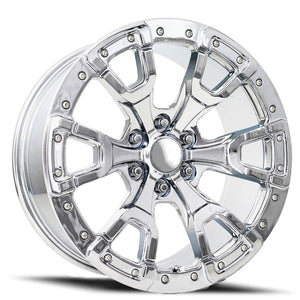 Factory Reproductions FR 99 Chrome 20x9 +20 6x139.7mm 93.1mm