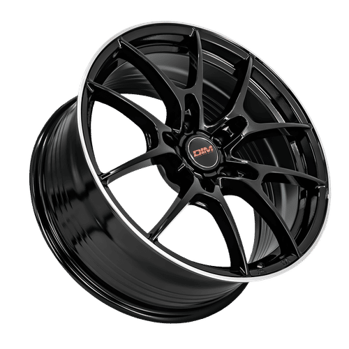 DIM WC001 Black Silver Lip 18x8 +33 5x114.3mm 0mm - Wheelwiz
