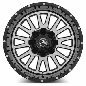 American Off-Road A105 Black Milled Spoke 20x12 -44 6x135|6x139.7mm 106.1mm - WheelWiz