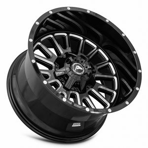 American Off-Road A105 Black Milled Spoke 20x12 -44 5x127mm 78.1mm - WheelWiz