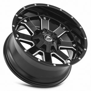 American Off-Road A108 Black Milled Spoke 20x10 -24 5x139.7mm 110.3mm - Wheelwiz