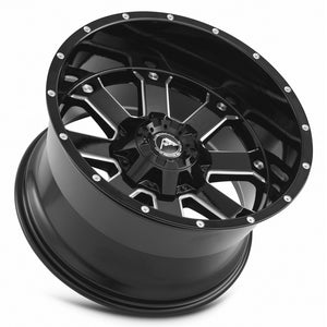 American Off-Road A108 Black Milled Spoke 20x12 -44 5x139.7mm 110.3mm