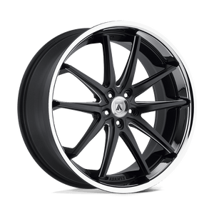 Asanti Black ABL-5 ALTAIR Matte Black Milled Ss Lip 20x10 +38 5x114.3mm 74.1mm - WheelWiz