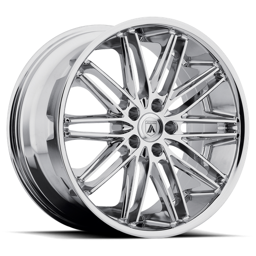 Asanti Black ABL-10 POLLUX Chrome 20x10 +35 5x108mm 74.1mm - Wheelwiz