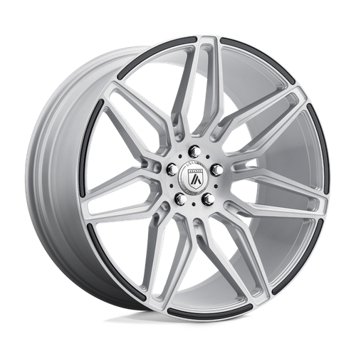 Asanti Black ABL-11 SIRIUS Brush Silver W/ Carbon Inserts 22x9 +32 5x120mm 72.6mm - Wheelwiz