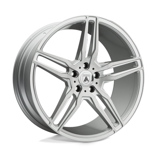 Asanti Black ABL-12 ORION Brush Silver W/ Carbon Inserts 20x10.5 +38 Custom 72.6mm - Wheelwiz
