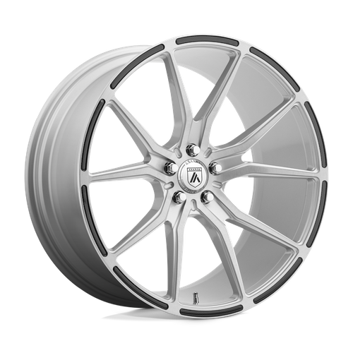 Asanti Black ABL-13 VEGA Brush Silver W/ Carbon Inserts 22x9 +32 5x120mm 72.6mm - Wheelwiz
