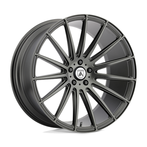 Asanti Black ABL-14 POLARIS Matte Graphite 22x9 +15 Custom 72.6mm - Wheelwiz