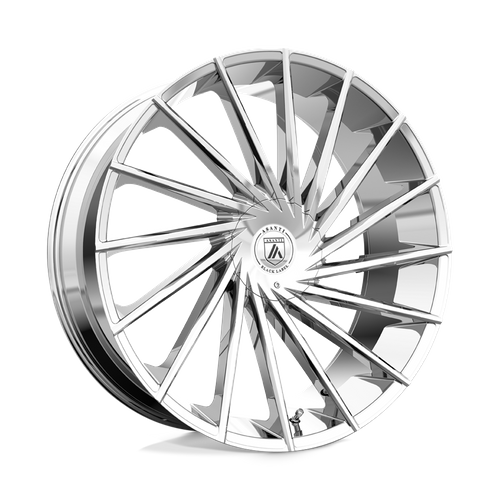 Asanti Black ABL-18 MATAR Chrome 24x9 +30 6x135|6x139.7mm 100.3mm - Wheelwiz