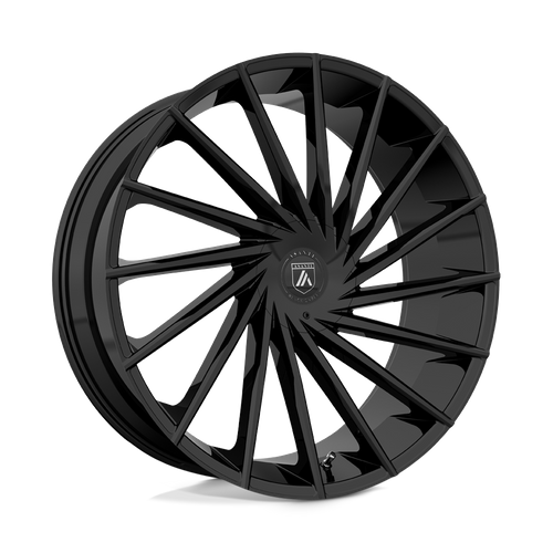 Asanti Black ABL-18 MATAR Gloss Black 20x8.5 +15 Custom 72.6mm - Wheelwiz