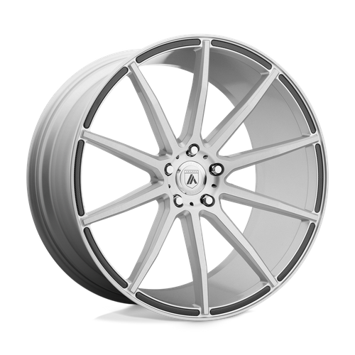 Asanti Black ABL-20 ARIES Brushed Silver 22x10.5 +35 5x112mm 72.6mm - Wheelwiz