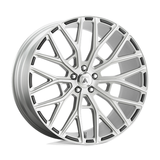 Asanti Black ABL-21 LEO Brushed Silver 22x10.5 +25 5x115mm 72.6mm