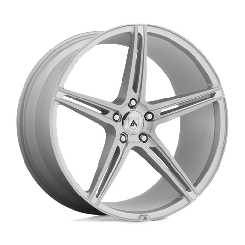 Asanti Black ABL-22 ALPHA 5 Brushed Silver 20x10.5 +38 5x114.3mm 72.6mm - Wheelwiz