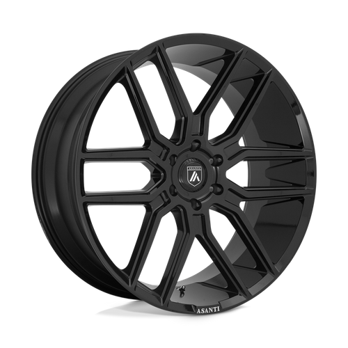Asanti Black ABL-28 BARON Gloss Black 20x9 -3 6x139.7mm 106.1mm - Wheelwiz