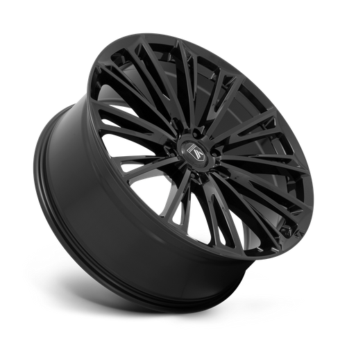 Asanti Black ABL30 CORONA Gloss Black 22x9 +15 5x115mm 72.6mm - Wheelwiz