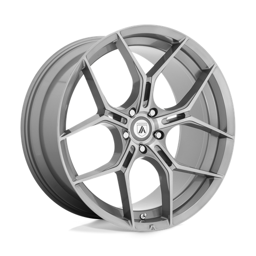 Asanti Black ABL-37 MONARCH Titanium Brushed 22x9 +38 5x120mm 74.1mm - Wheelwiz