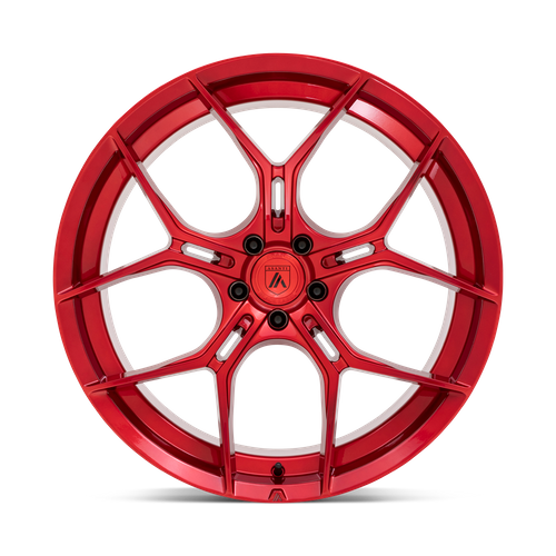 Asanti Black ABL-37 MONARCH Candy Red 20x10.5 +40 5x112mm 72.6mm - Wheelwiz