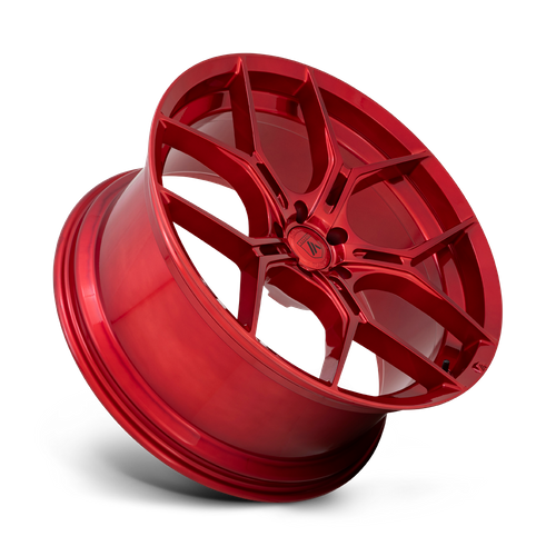 Asanti Black ABL-37 MONARCH Candy Red 22x10.5 +40 5x112mm 72.6mm - Wheelwiz