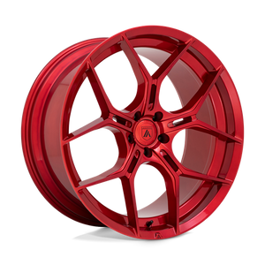 Asanti Black ABL-37 MONARCH Candy Red 22x9 +38 5x114.3mm 72.6mm - Wheelwiz
