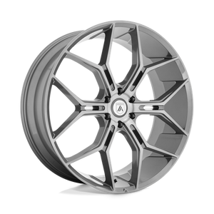 Asanti Black ABL-38 MONARCH TRUCK Titanium Brushed 26x10 +35 6x139.7mm 100.3mm - Wheelwiz