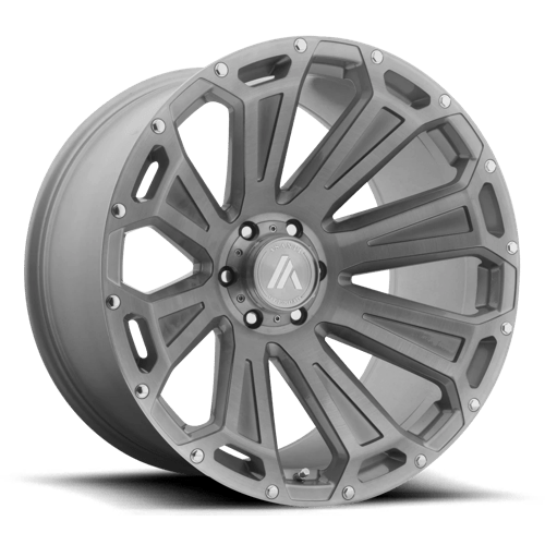 Asanti Off Road AB813 CLEAVER Titanium-brushed 20x10 -12 8x180mm 124.2mm - Wheelwiz