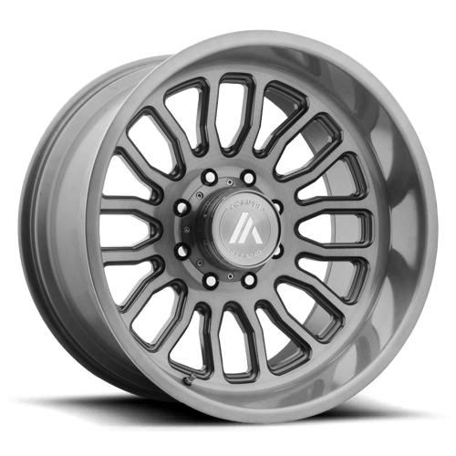 Asanti Off Road AB815 WORKHORSE Titanium-brushed 20x10 -12 5x127mm 71.5mm - Wheelwiz