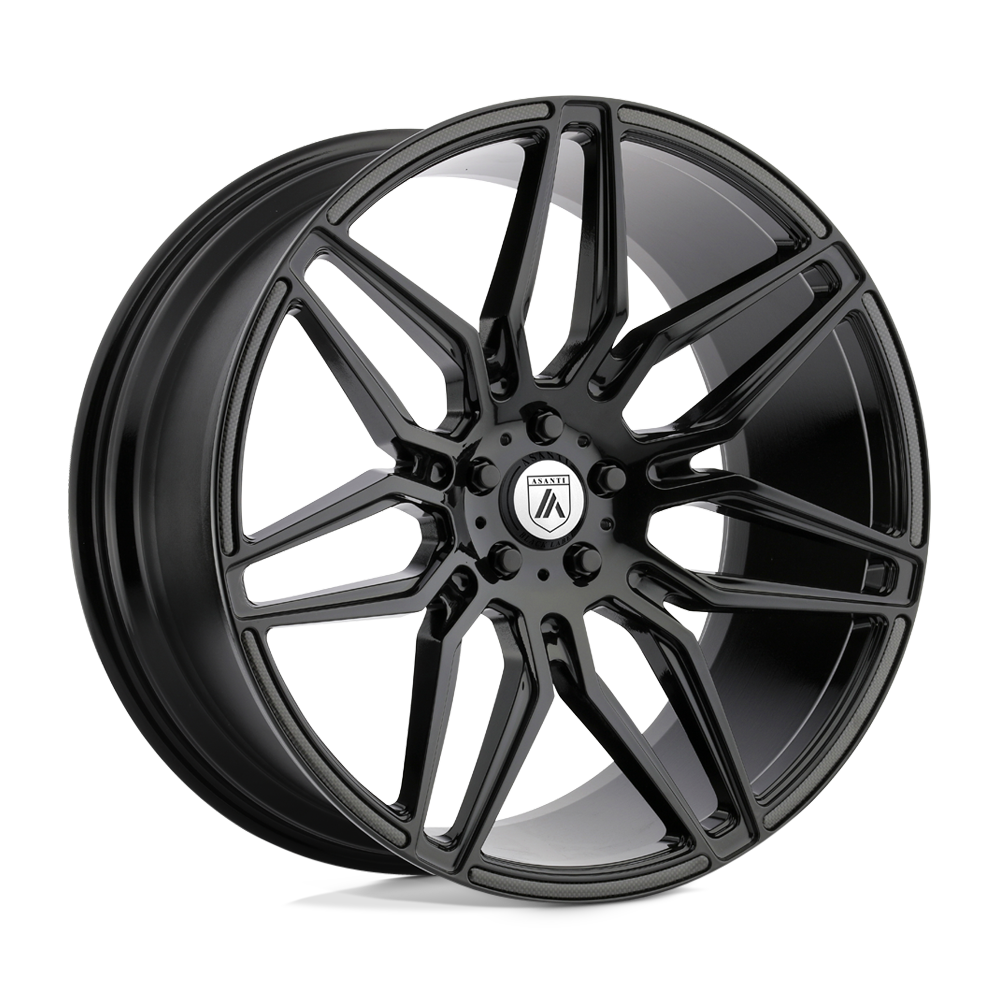 Asanti Black ABL-11 SIRIUS Gloss Black 20x8.5 +38 5x112mm 72.6mm - WheelWiz