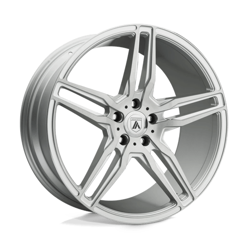 Asanti Black ABL-12 ORION Brushed Silver Carbon Fiber Insert 19x8.5 +38 5x120mm 74.1mm - WheelWiz
