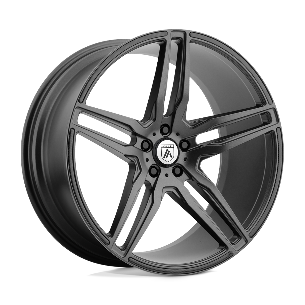 Asanti Black ABL-12 ORION Matte Graphite 19x8.5 +38 5x120mm 74.1mm - WheelWiz
