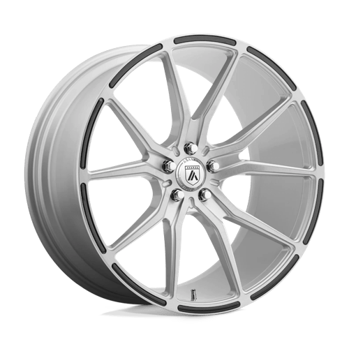 Asanti Black ABL-13 VEGA Brushed Silver Carbon Fiber Insert 20x9 0 Custom 72.6mm - WheelWiz