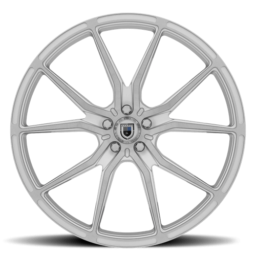 Asanti Black ABL-13 VEGA Brushed Silver Carbon Fiber Insert 20x9 +35 5x112mm 72.6mm - WheelWiz