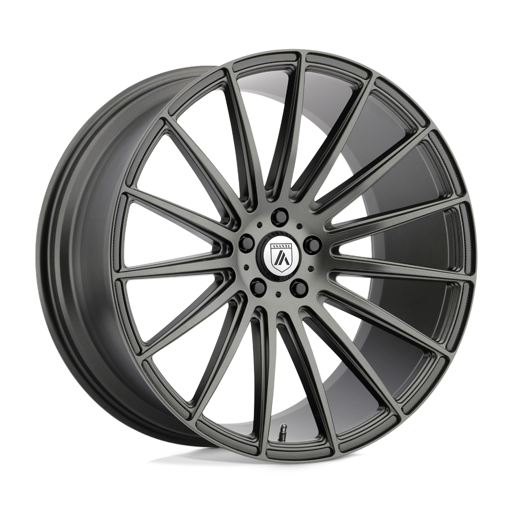 Asanti Black ABL-14 POLARIS Matte Graphite 20x8.5 +38 5x114.3mm 72.6mm - WheelWiz