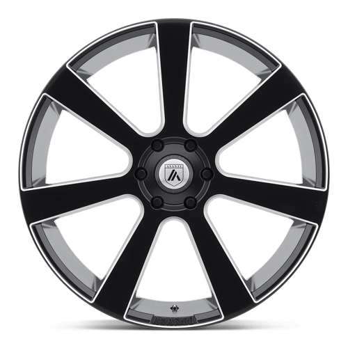 Asanti Black ABL-15 APOLLO Satin Black Milled 28x10 +30 6x139.7mm 100.3mm - WheelWiz
